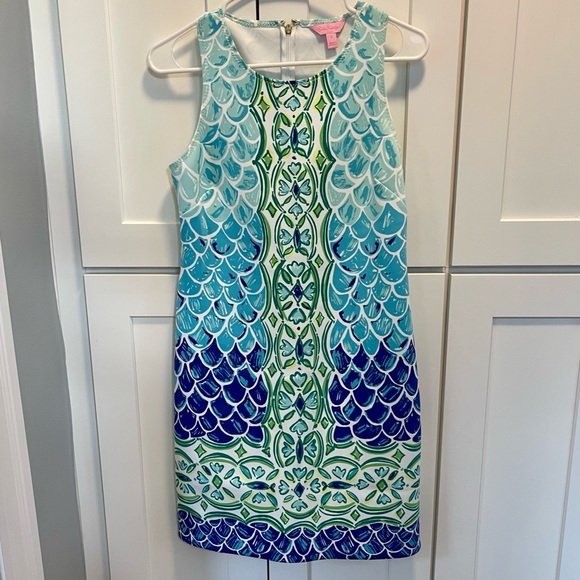 Lilly Pulitzer Blue Scales Perla Dress - Picture 5 of 8